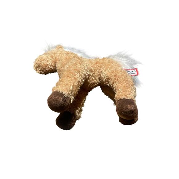 Douglas Cuddle Toys Plush Pony Horse Beige Brown 6” Stuffed Animal Soft Toy - Picture 6 of 7